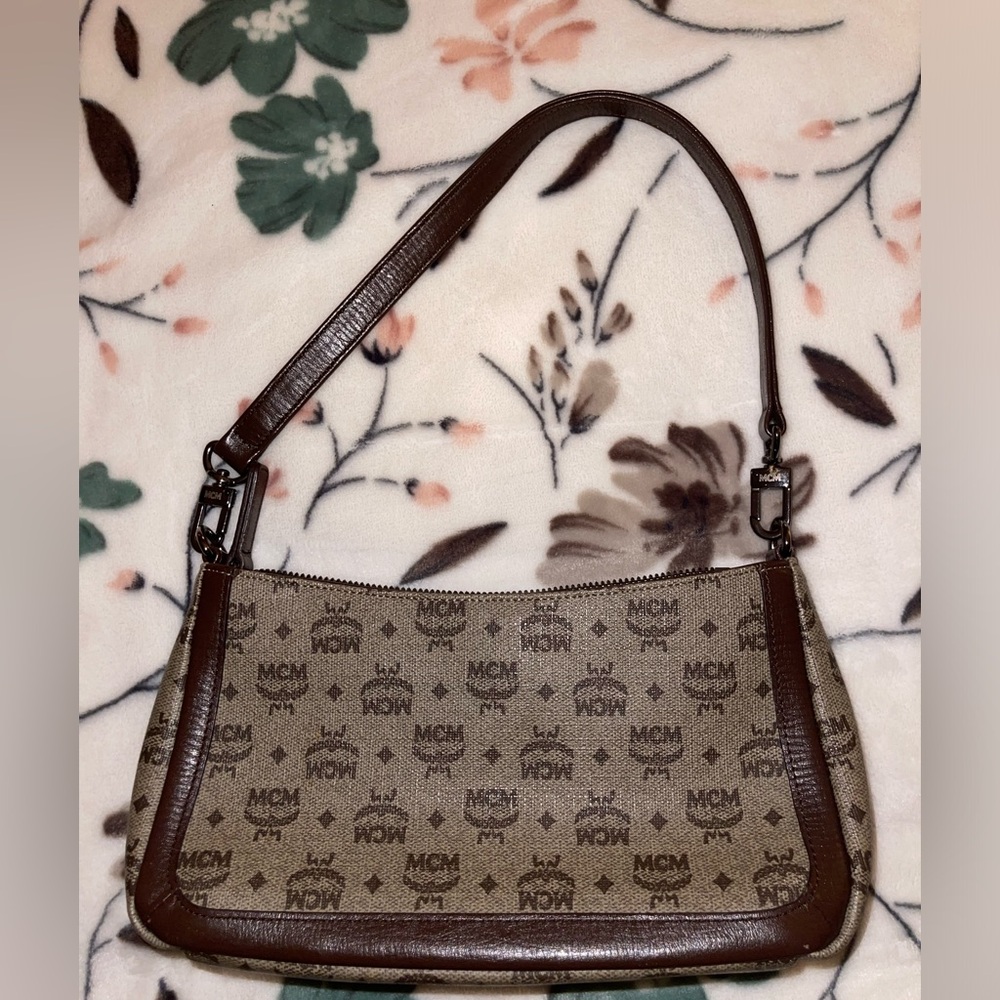 Authentic Mcm Small Should Bag - image 2